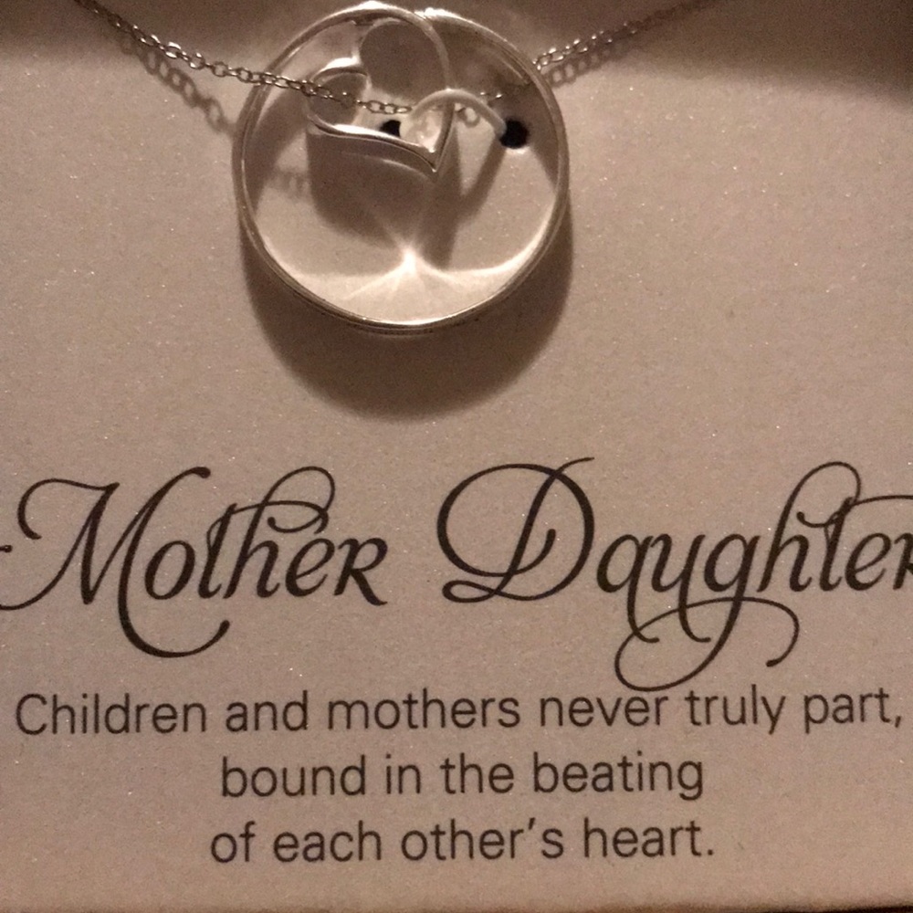 Mother daughter necklace